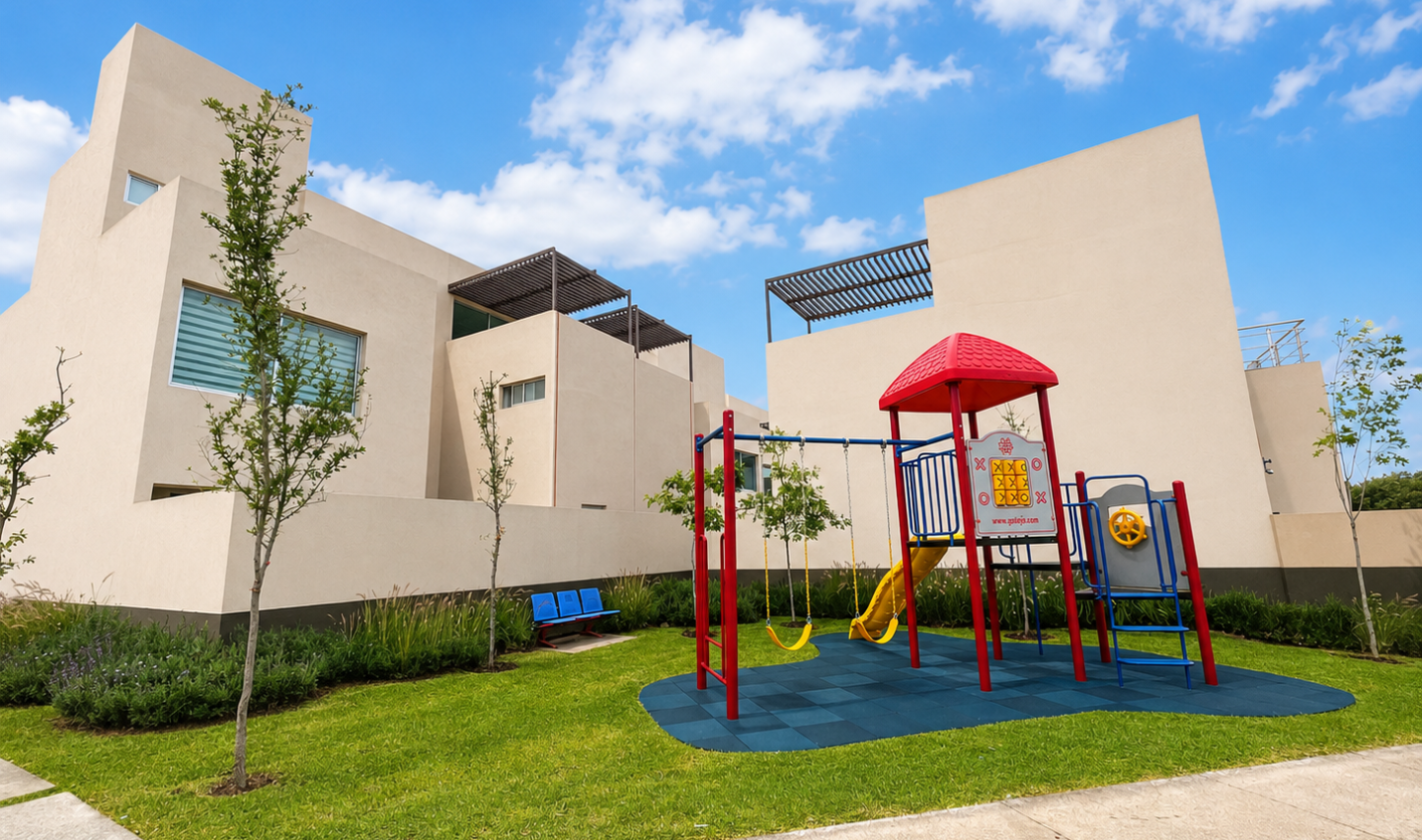 Parque vecinal y juegos infantiles